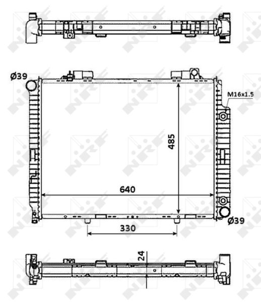 Kühler, Motorkühlung EASY FIT 53945