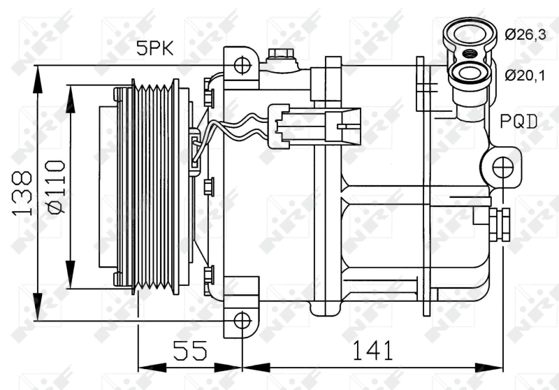 Compressor, air conditioning EASY FIT 32312