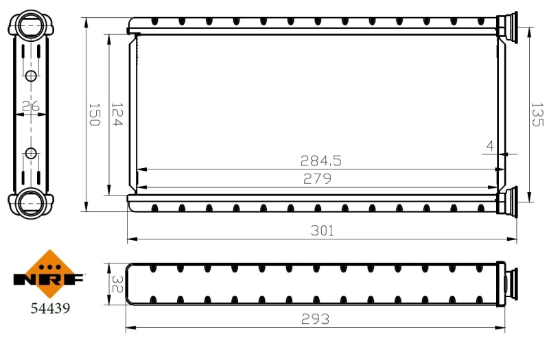 Heat Exchanger, interior heating 54439