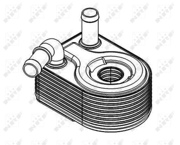 Oil Cooler, engine oil EASY FIT 31069