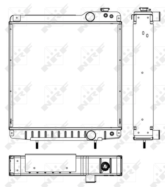 NRF 53658 Radiator, engine cooling