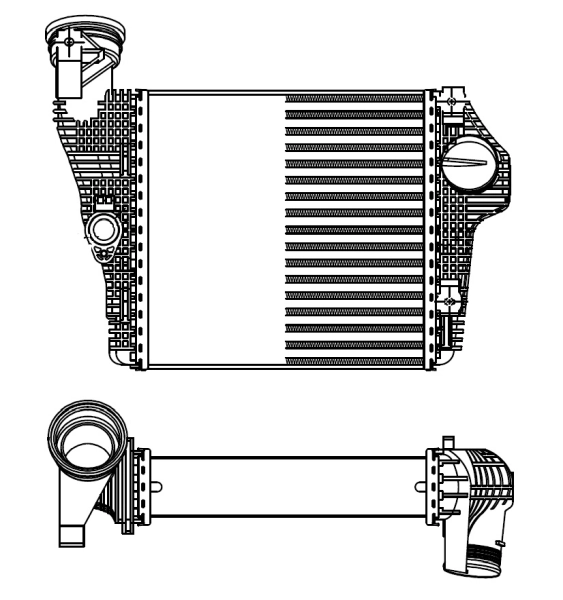 NRF 309025 Charge Air Cooler