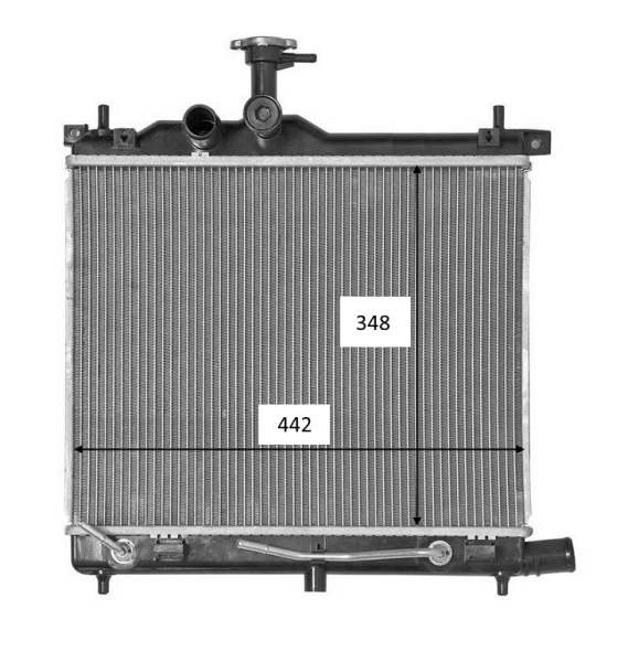 Radiator, engine cooling 58460