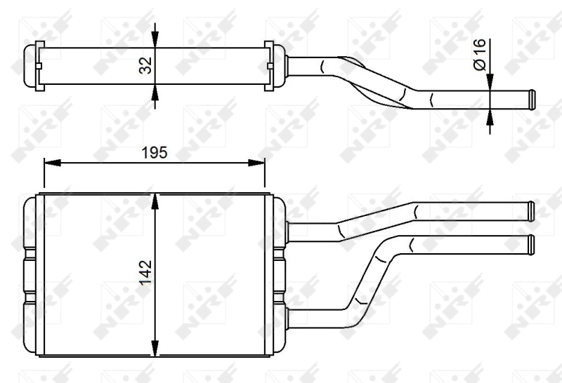 Heat Exchanger, interior heating 58358