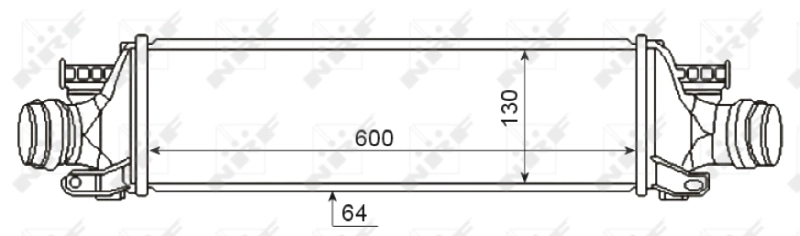 Radiador de aire de admisión 30345