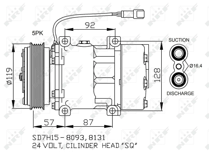 Compressor, air conditioning EASY FIT 32731