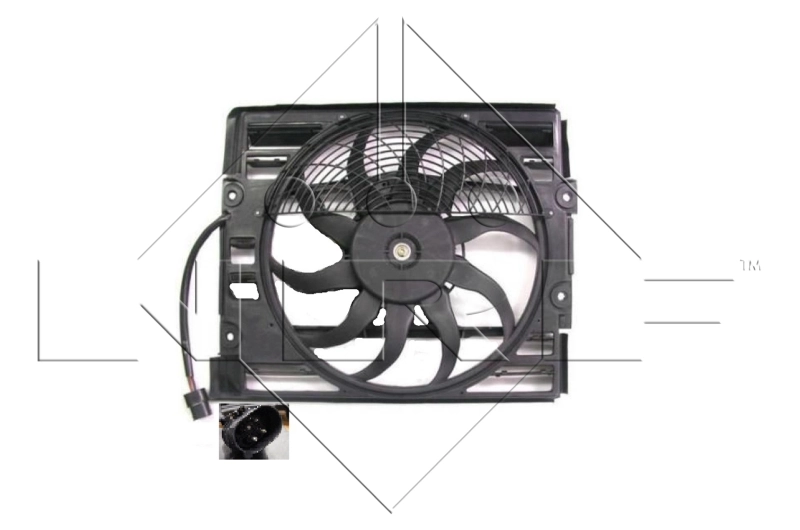 Fan, engine cooling 47214