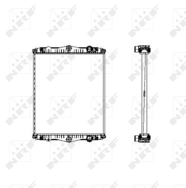 Radiator, engine cooling 509744