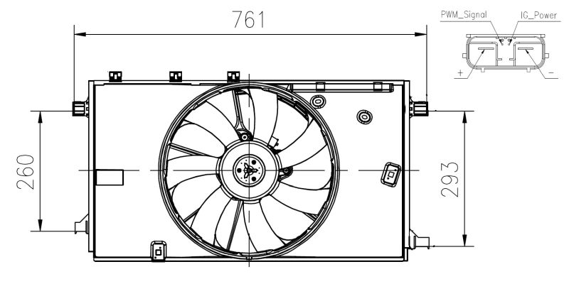Fan, engine cooling 47933