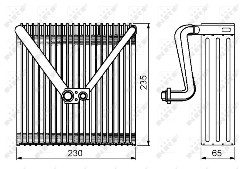 Evaporator, air conditioning 36141