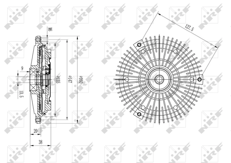 Clutch, radiator fan 49649
