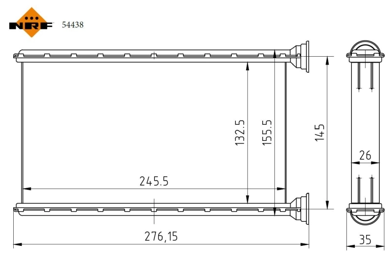 Heat Exchanger, interior heating 54438