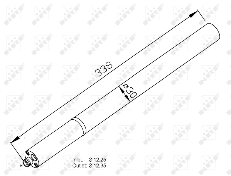 NRF 33211 Dryer, air conditioning