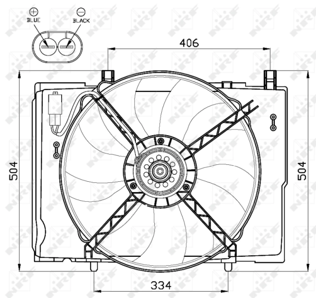 Fan, engine cooling 47473