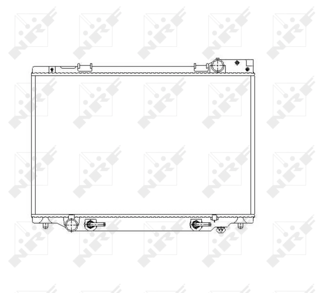 NRF 53539 Radiator, engine cooling
