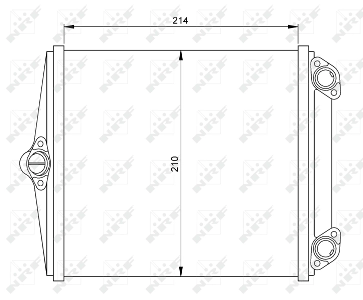 Heat Exchanger, interior heating 54248