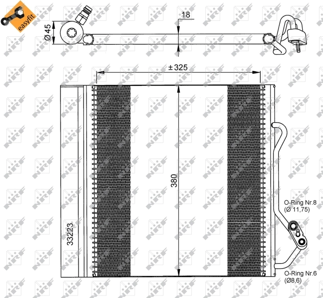 Kapasitor, Sistem Penyaman Udara EASY FIT 35720