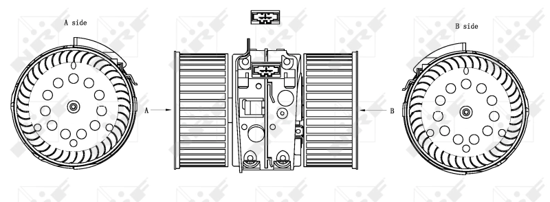 Interior Blower 34161