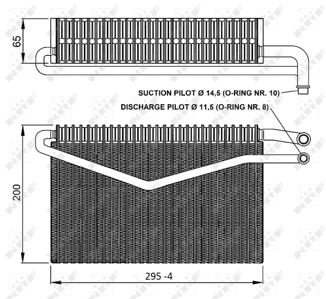 Evaporator, air conditioning EASY FIT 36152