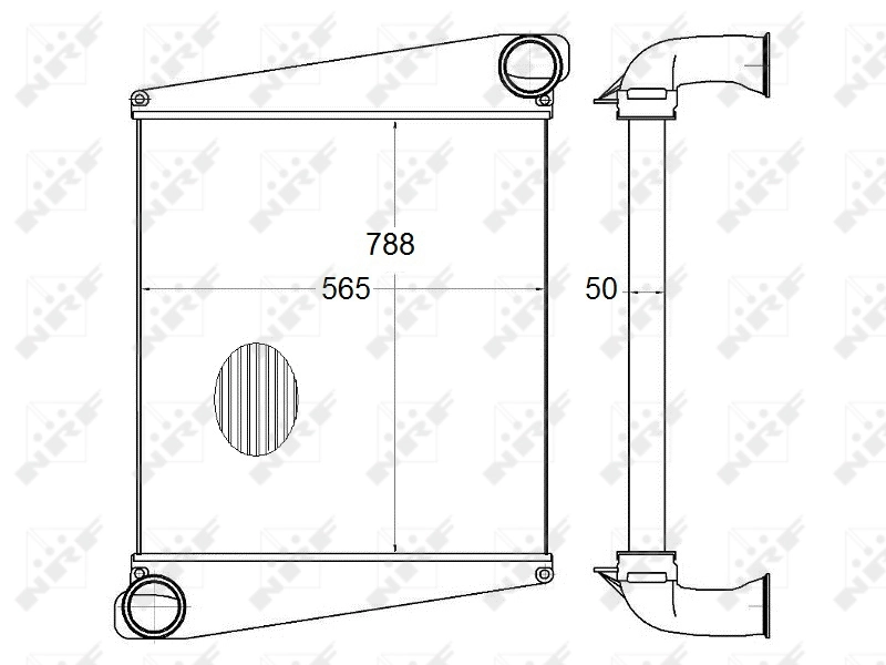 NRF 30558 Charge Air Cooler