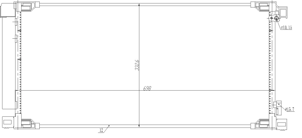 Condenser, air conditioning EASY FIT 350498