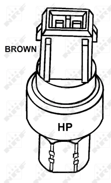 Pressure Switch, air conditioning EASY FIT 38913