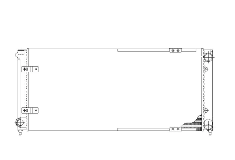 NRF 505654 Radiator, engine cooling