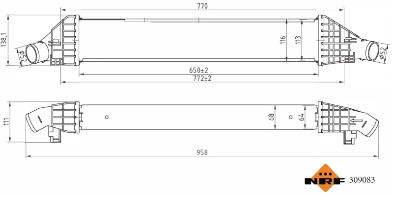 Charge Air Cooler 309083