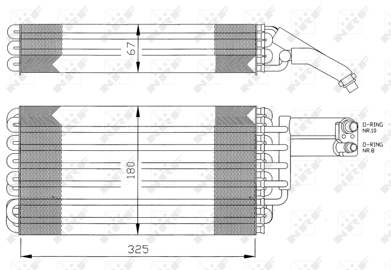 Evaporator, air conditioning EASY FIT 36057