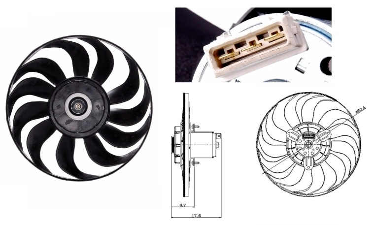 Fan, engine cooling 47641