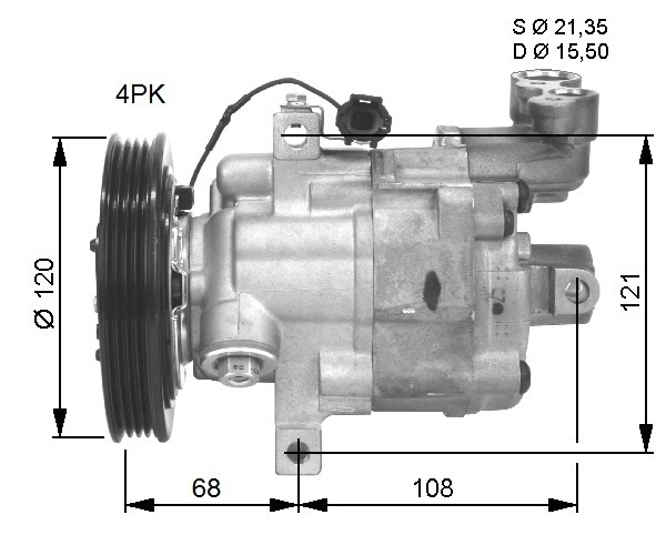 NRF 32461G Compressor, air conditioning