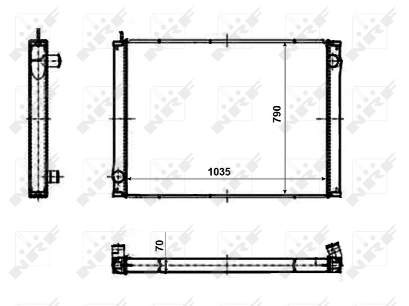 NRF 50149 Radiator, engine cooling