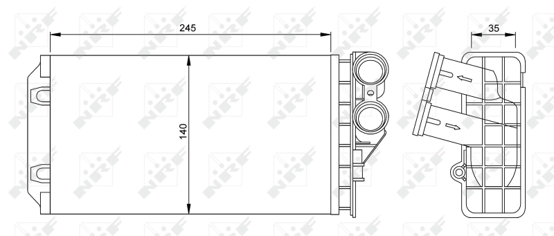 Système de chauffage EASY FIT 54251