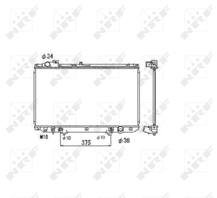 水箱散热器 53467