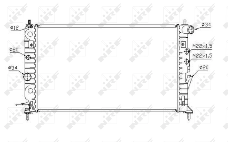 NRF 58288 Radiator, engine cooling