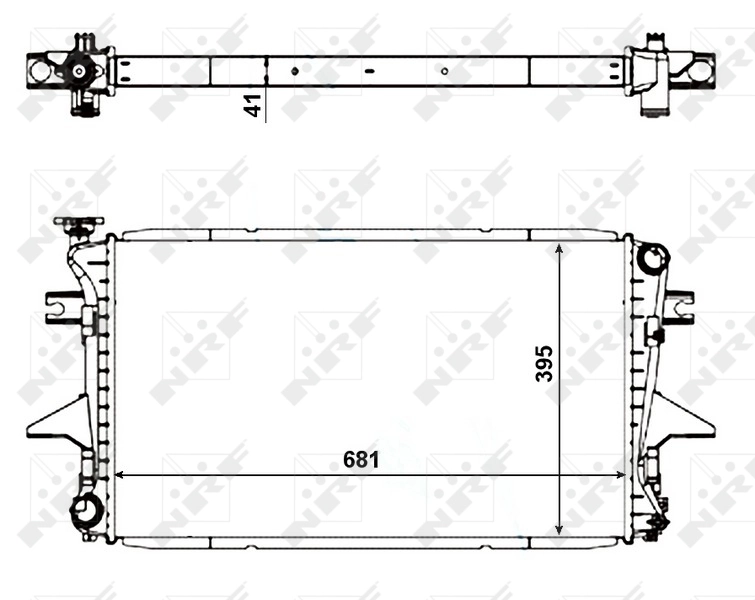NRF 56061 Radiator, engine cooling
