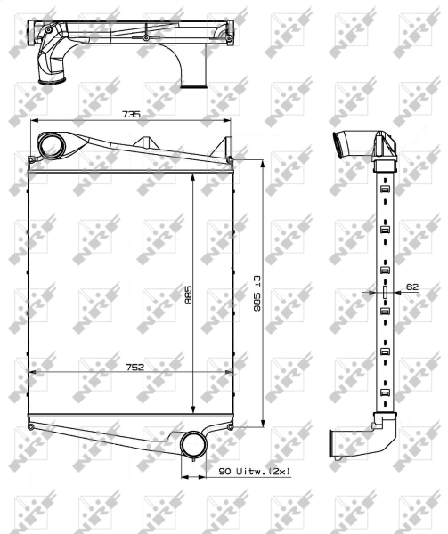 NRF 309003 Charge Air Cooler