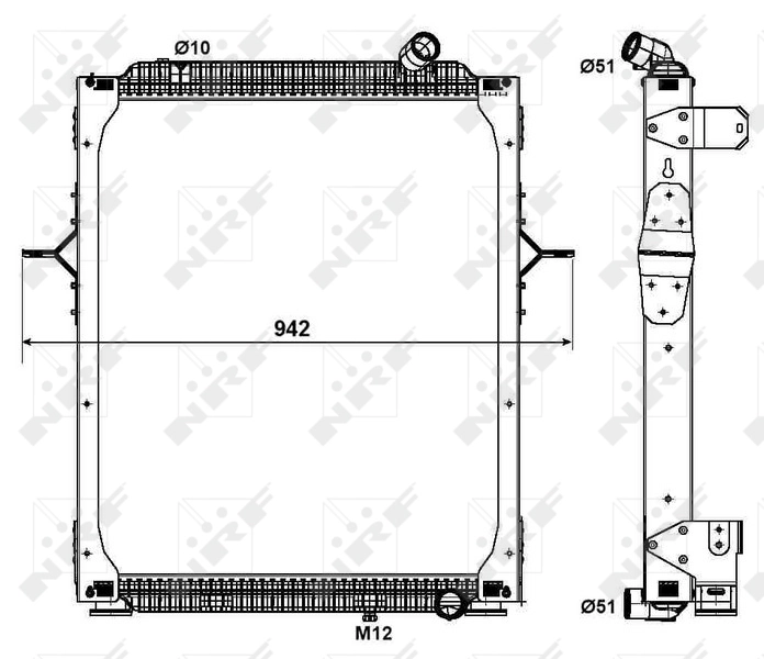 NRF 579563 Radiator, engine cooling