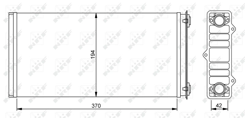 Heat Exchanger, interior heating 54254