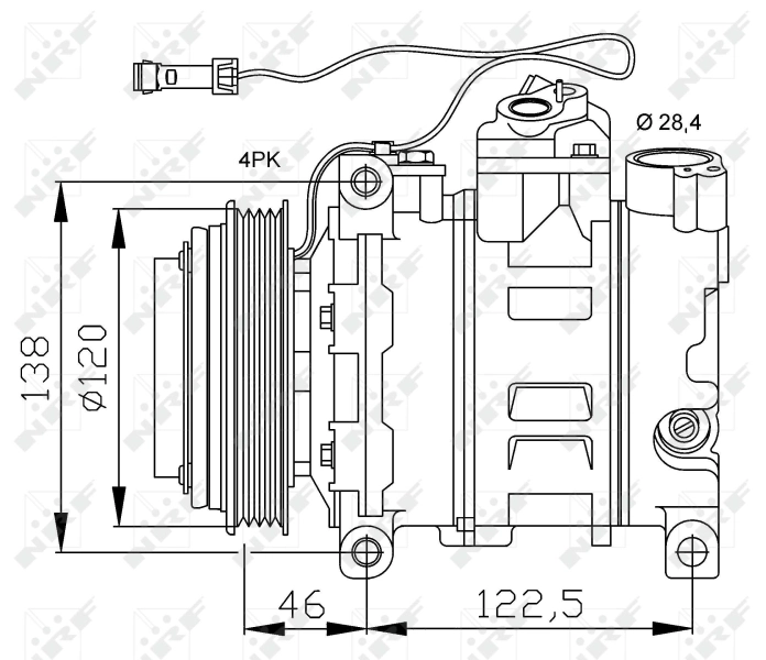 Compressor, air conditioning EASY FIT 32167