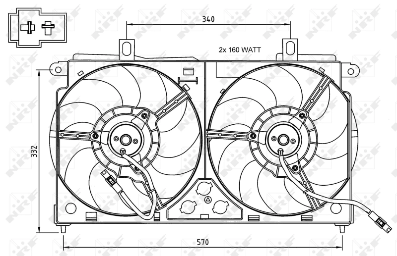 Fan, engine cooling 47048