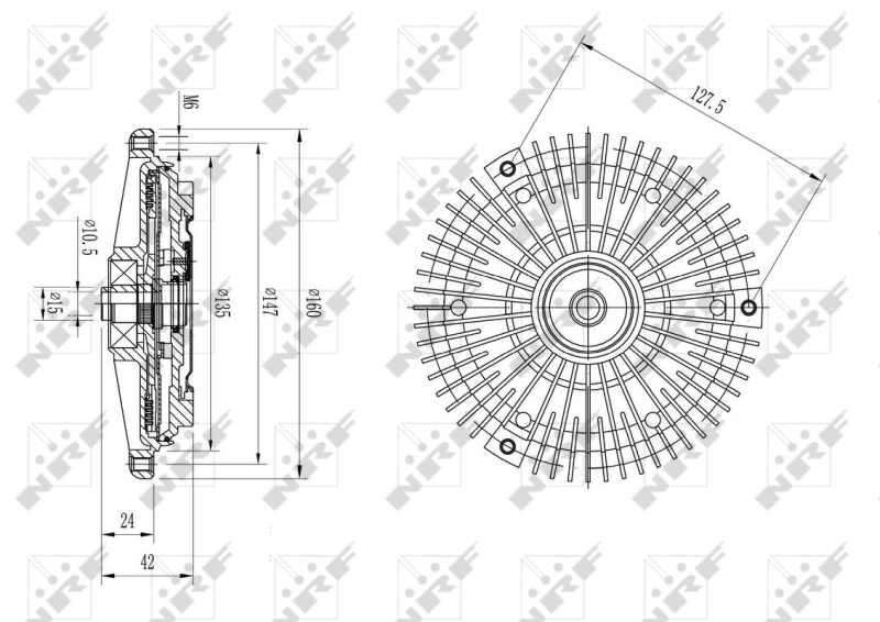 Clutch, radiator fan 49594