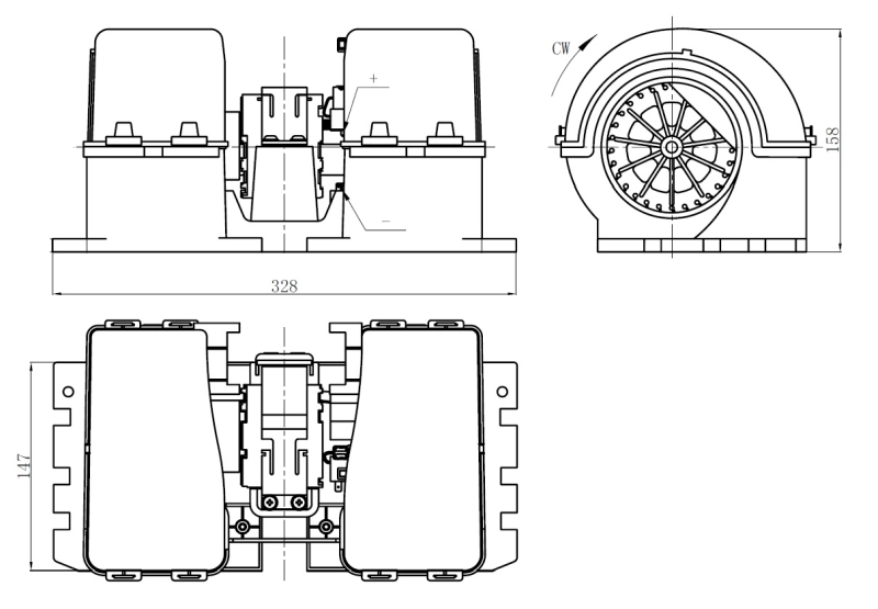 Interior Blower 34263