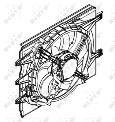 Fan, engine cooling 47595
