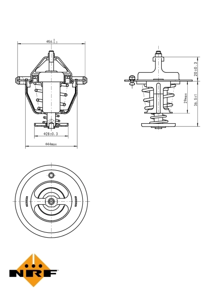 Termostat, pendingin EASY FIT 725087