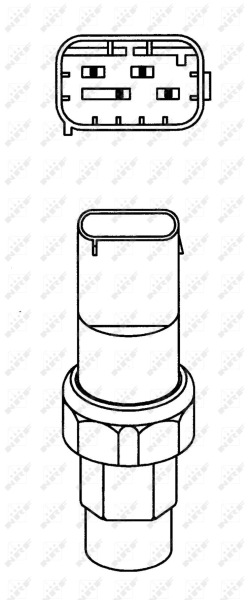 Pressure Switch, air conditioning EASY FIT 38933