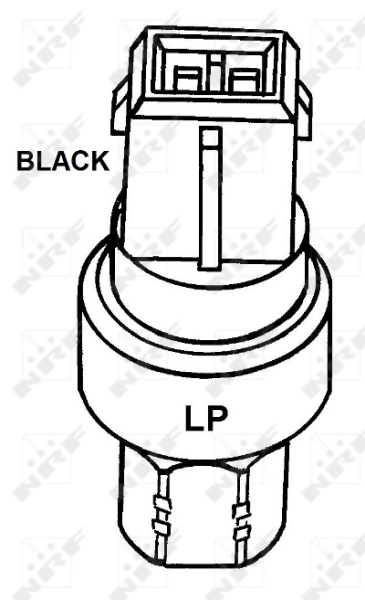 Pressure Switch, air conditioning EASY FIT 38911