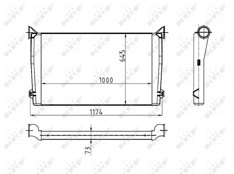 NRF 30176 Charge Air Cooler