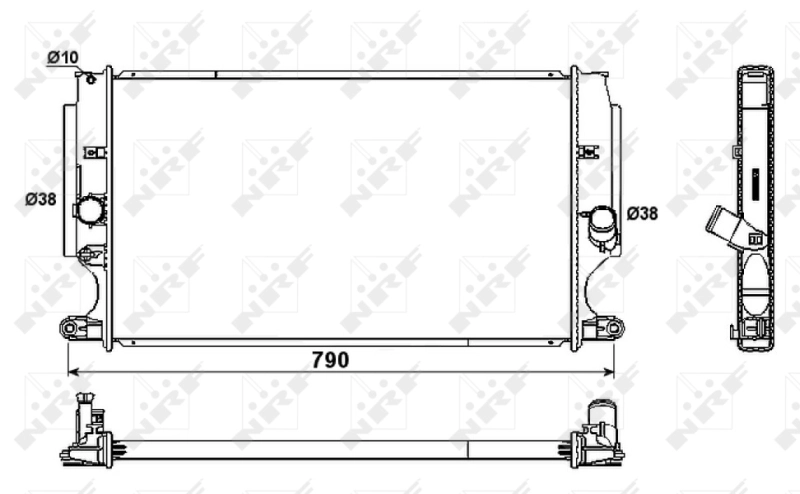 NRF 53181 Radiator, engine cooling