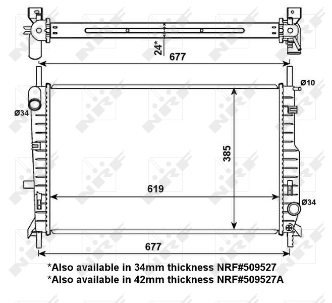 NRF 56135 Radiator, engine cooling